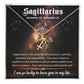 Sagittarius (November 22 - December 21) Zodiac Sign / Symbol Necklace