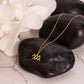 Aquarius ( January 20 - February 18) Zodiac Sign / Symbol Necklace