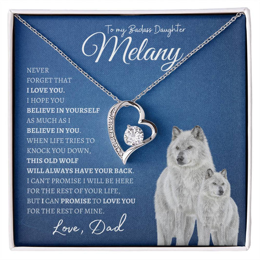 Private for Melany (artic wolf) - Forever Love Necklace