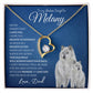 Private for Melany (artic wolf) - Forever Love Necklace