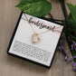 To My Bridesmaid (Wedding) - Forever Love Necklace