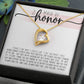 To My Maid of Honor (Wedding) - Forever Love Necklace