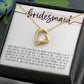 To My Bridesmaid (Wedding) - Forever Love Necklace