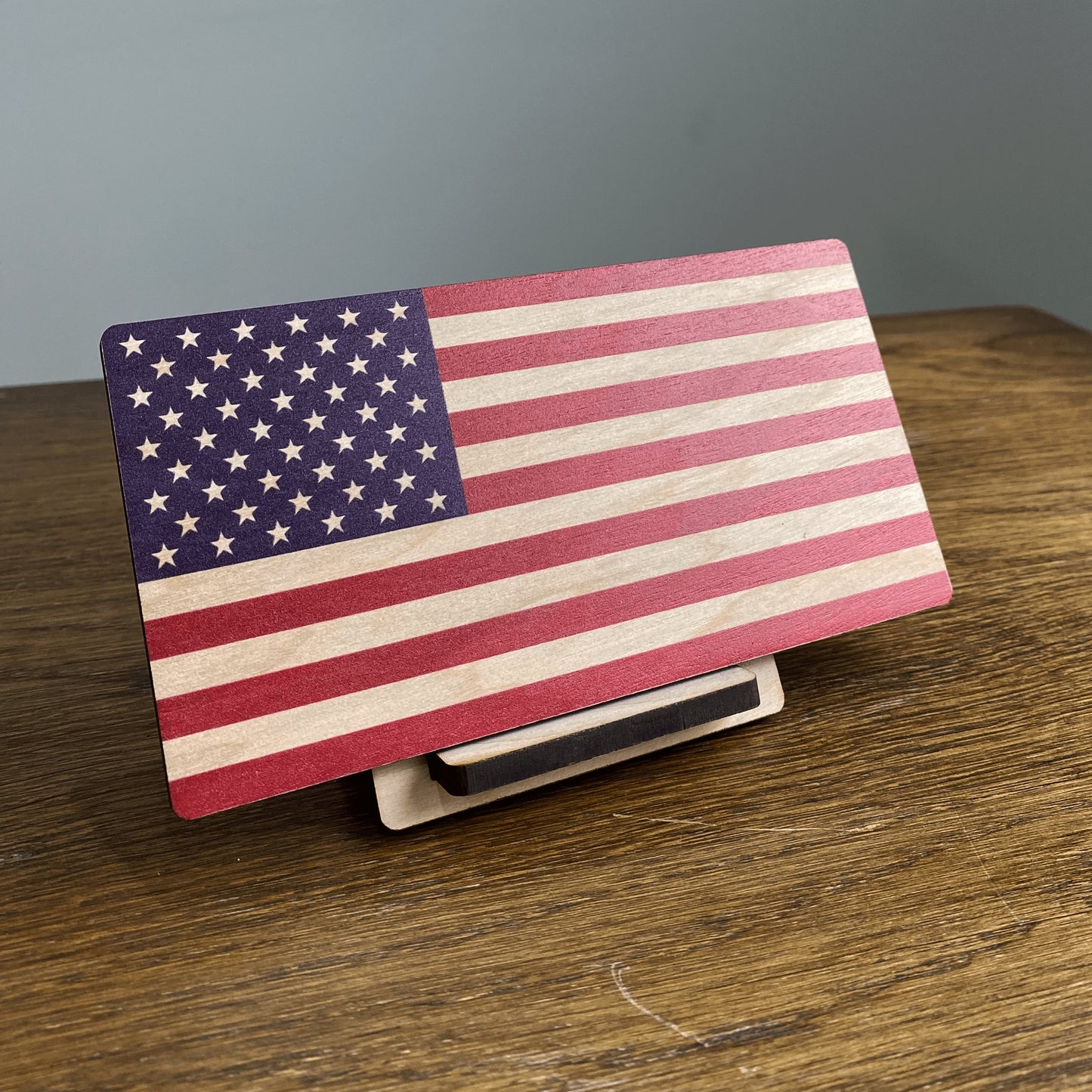 Wooden Flag Print