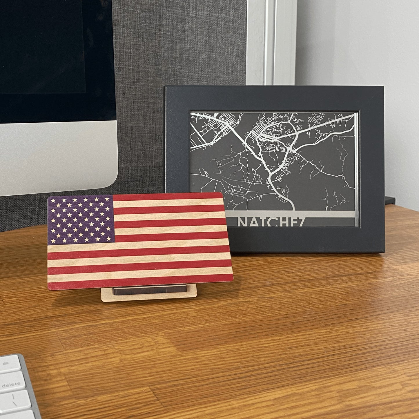 Wooden Flag Print