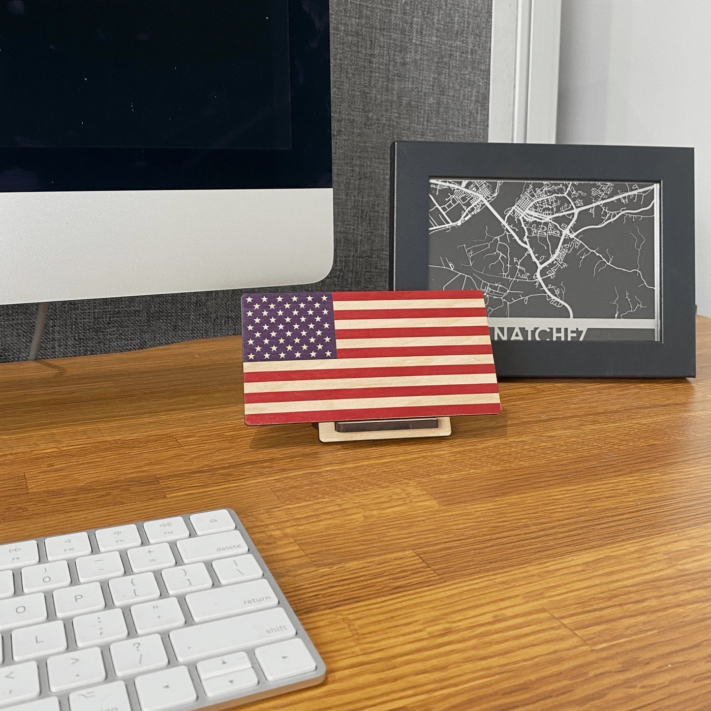 Wooden Flag Print