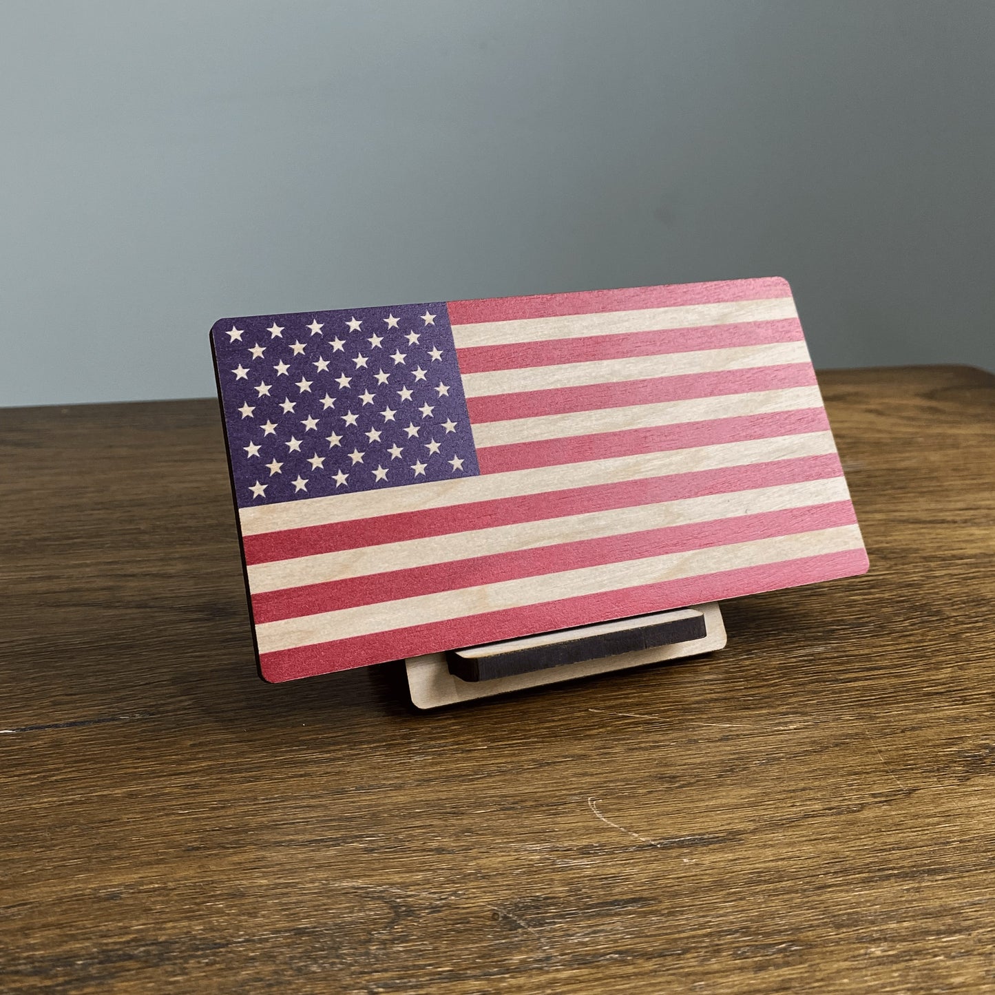 Wooden Flag Print