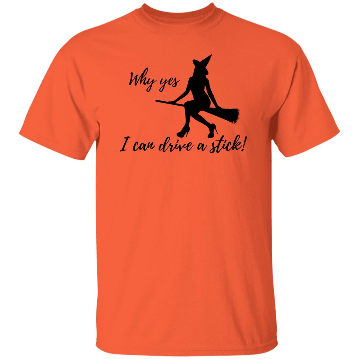 I can Drive a Stick - Halloween -G500 5.3 oz. T-Shirt