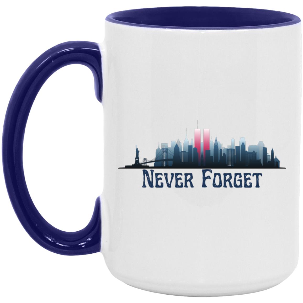 Never Forget (2) - 15oz. Accent Mug