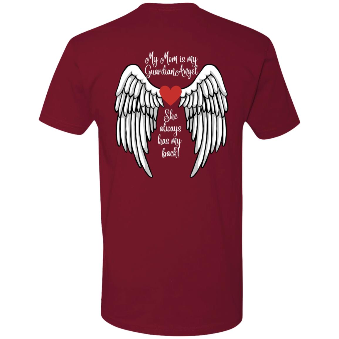 My Mom is My Guardian Angel (in memory / sympathy) -Premium Short Sleeve T-Shirt