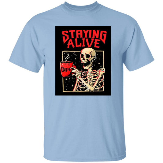 Staying Alive- Halloween - G500 5.3 oz. T-Shirt