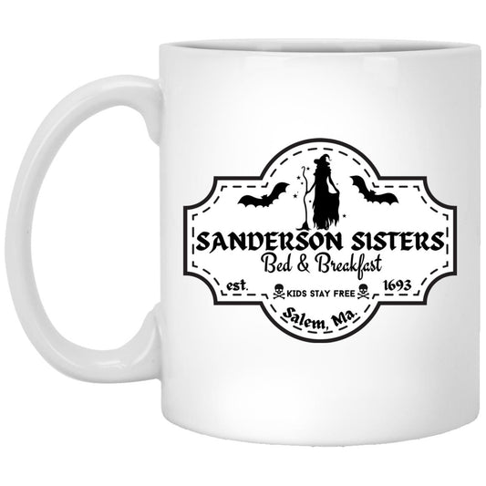 Sanderson Sisters B&B - Halloween - (XP8434 11 oz. White Mug )