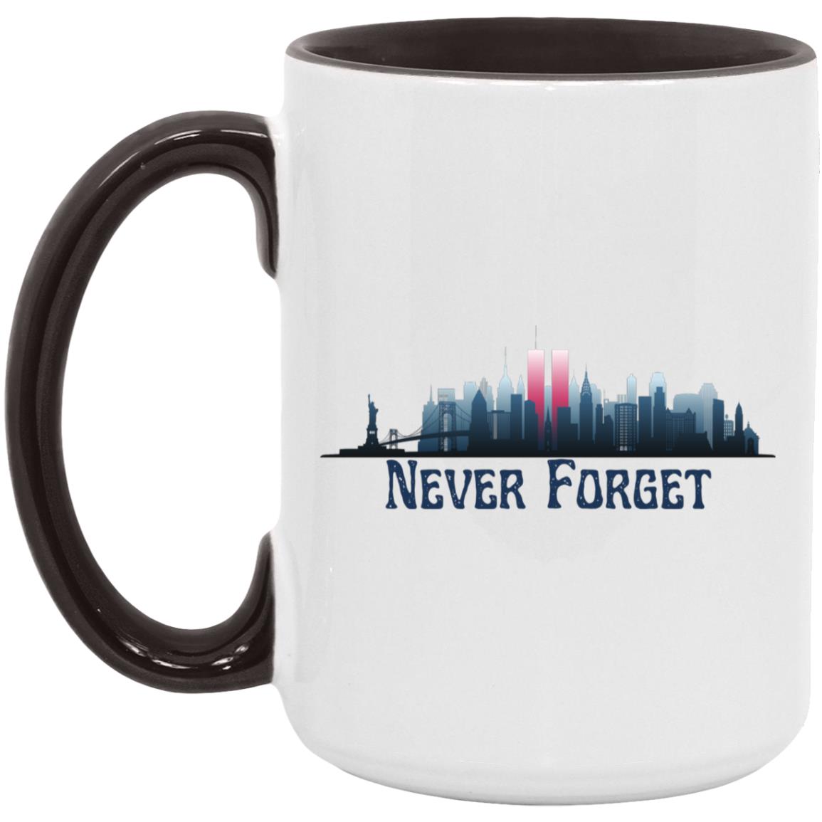 Never Forget (2) - 15oz. Accent Mug