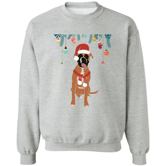 It's a Dog on Christmas - G180 Crewneck Pullover Sweatshirt