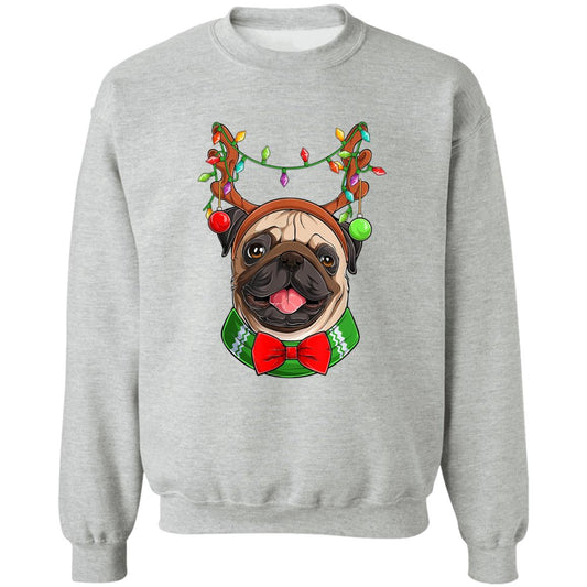 Pug Christmas - G180 Crewneck Pullover Sweatshirt