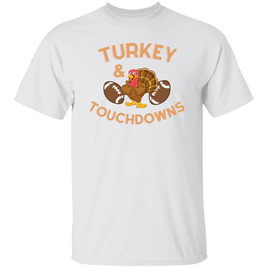 Turkey and Touchdowns. T-Shirt