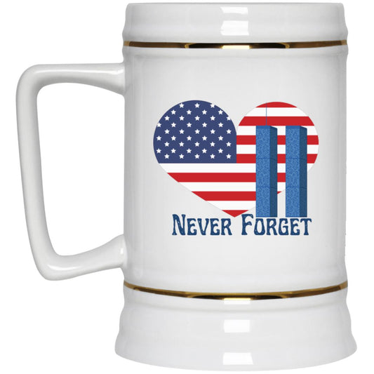 Never Forget (6)- Beer Stein 22oz.