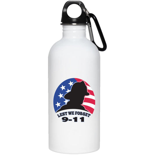 Never Forget (9)-20 oz. Stainless Steel Water Bottle