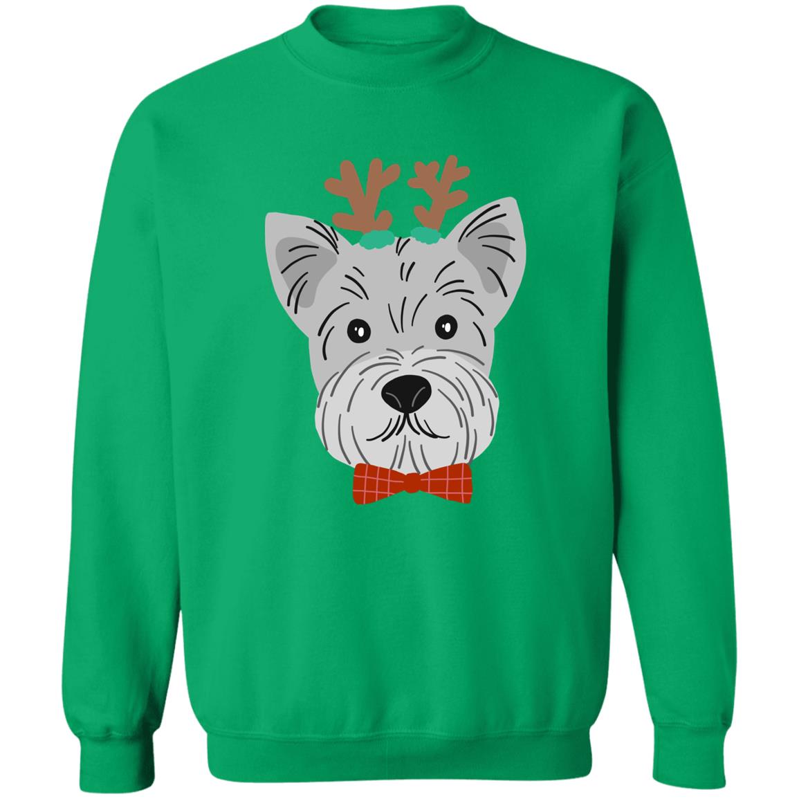 Scotty Christmas - G180 Crewneck Pullover Sweatshirt