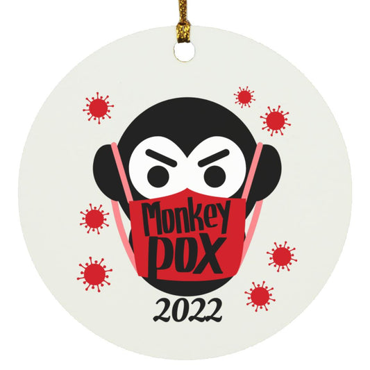 Monkey Pox 2 - SUBORNC Circle Ornament