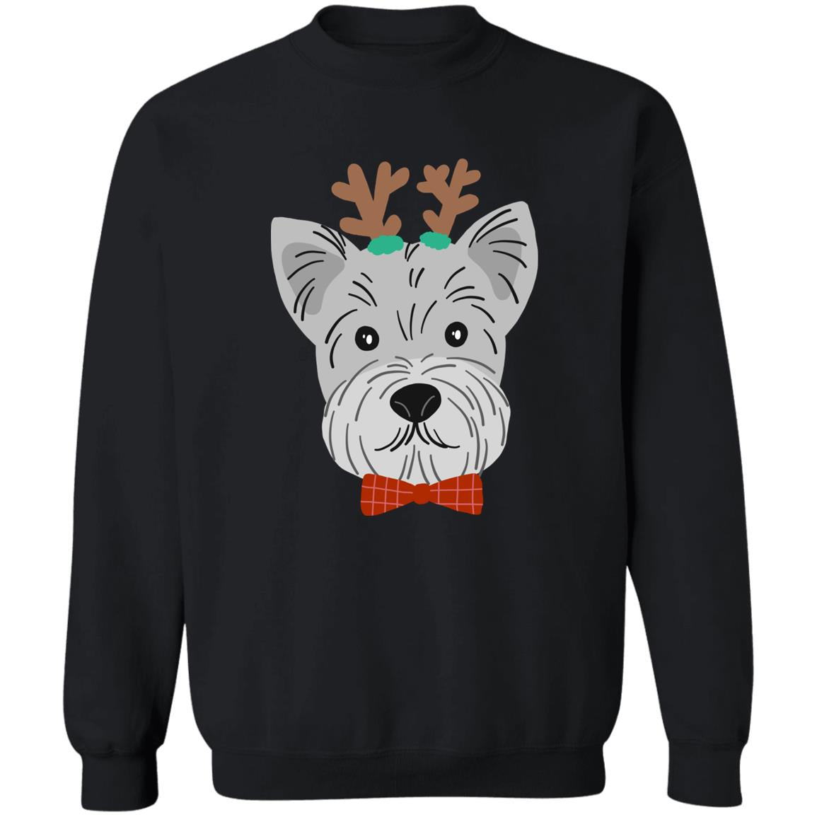 Scotty Christmas - G180 Crewneck Pullover Sweatshirt