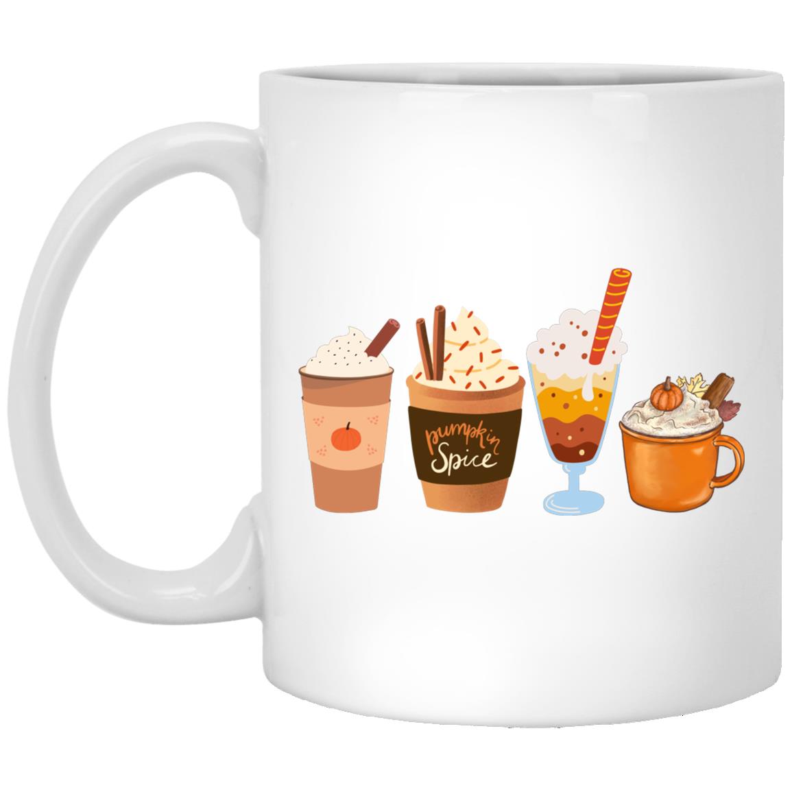 Pumpkin Spice - Thanksgiving - XP8434 11 oz. White Mug