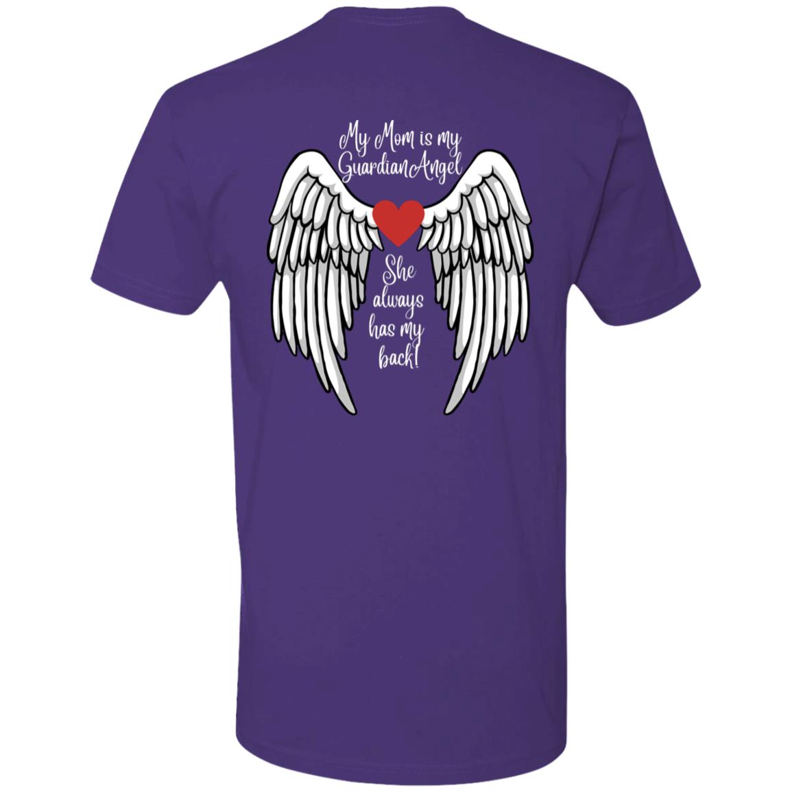 My Mom is My Guardian Angel (in memory / sympathy) -Premium Short Sleeve T-Shirt