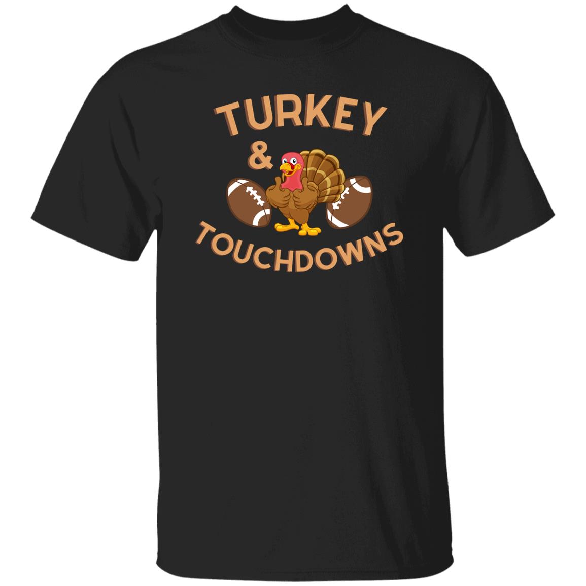 Turkey and Touchdowns. T-Shirt