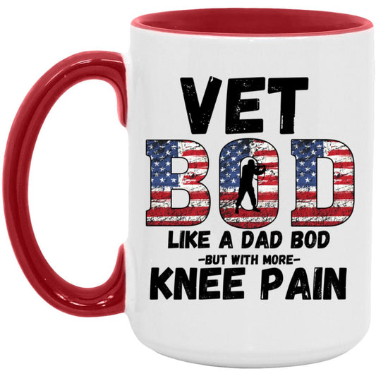 Vet Bod / Knee Pain (Veterans) - 15oz. Accent Mug