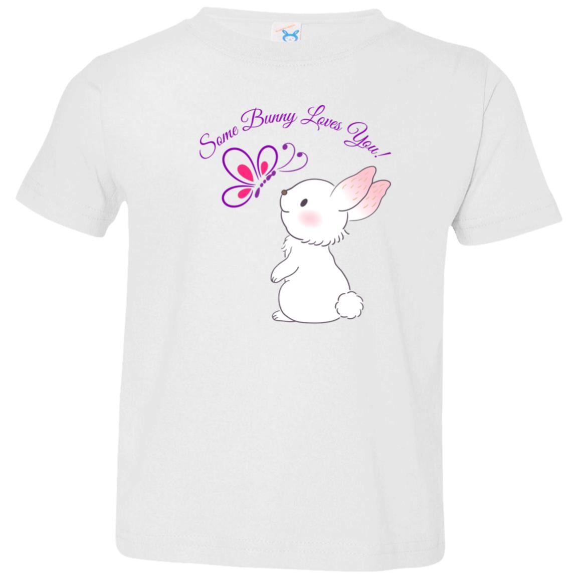 Some Bunny Loves You  (Easter 2)  Toddler Jersey T-Shirt