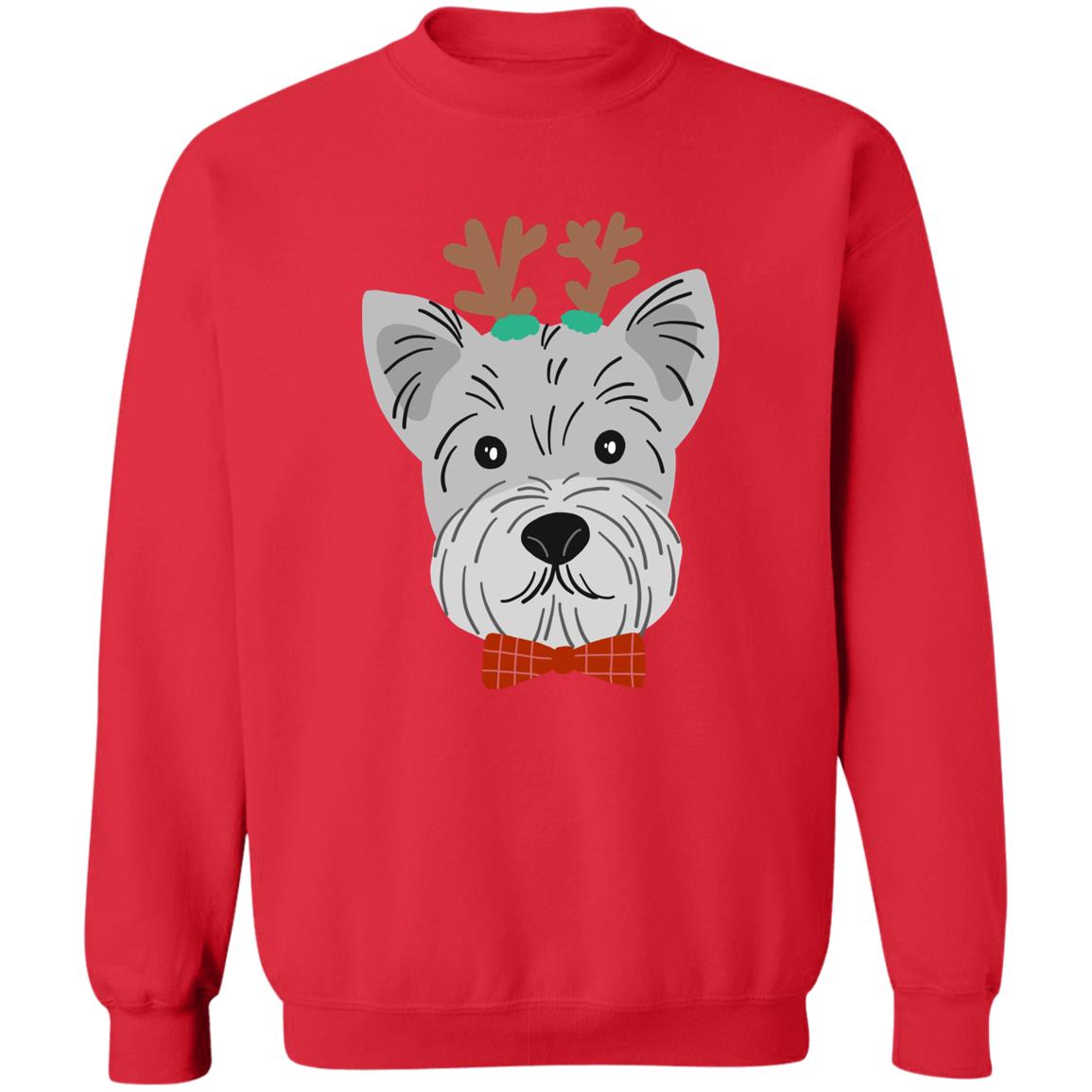 Scotty Christmas - G180 Crewneck Pullover Sweatshirt