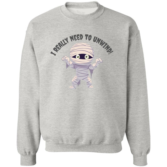 I need to Unwind - Halloween -Z65x Crewneck Pullover Sweatshirt