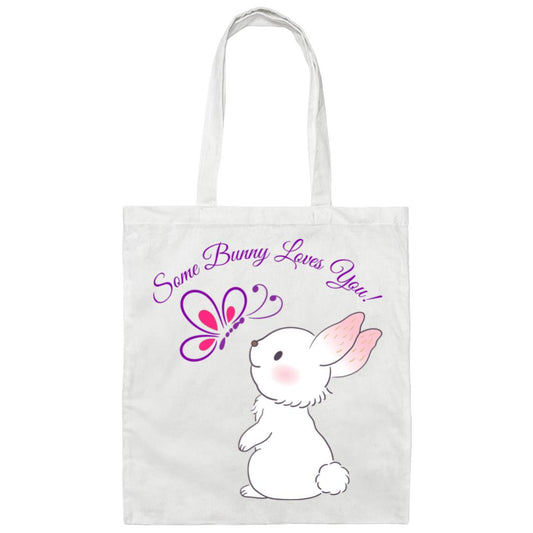 Some Bunny Loves You (Easter)  Canvas Tote Bag