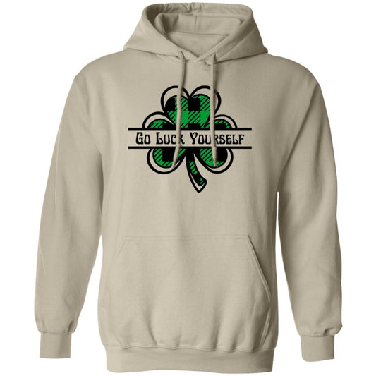 Go Luck Yourself Plaid (St Patrick's Day) - Pullover Hoodie