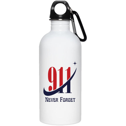 Never Forget (4) - 20 oz. Stainless Steel Water Bottle