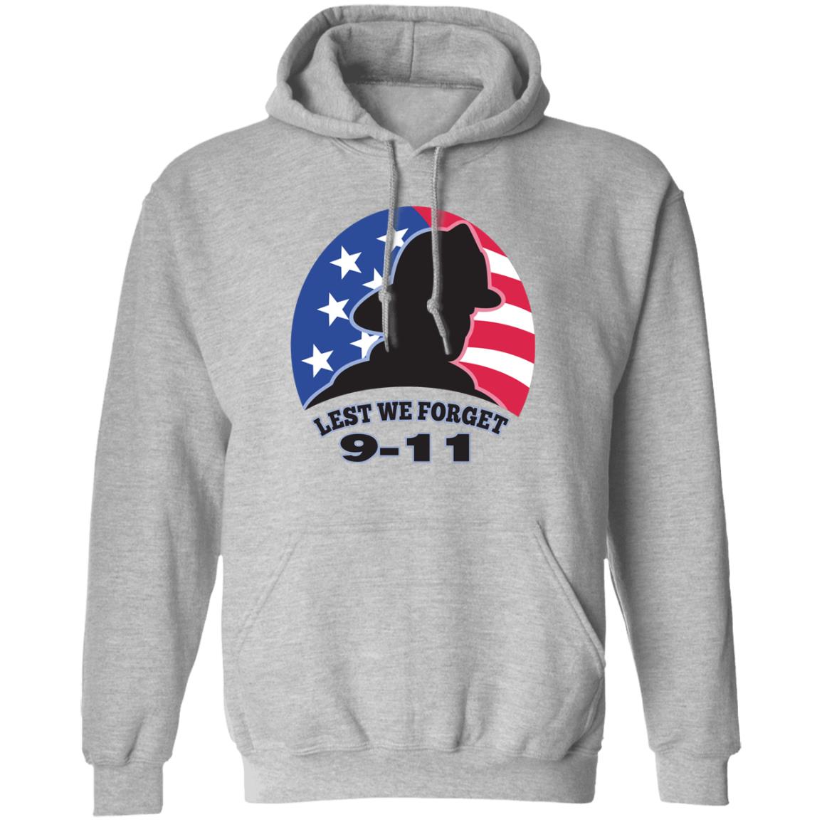 Never Forget (9)-G185 Pullover Hoodie