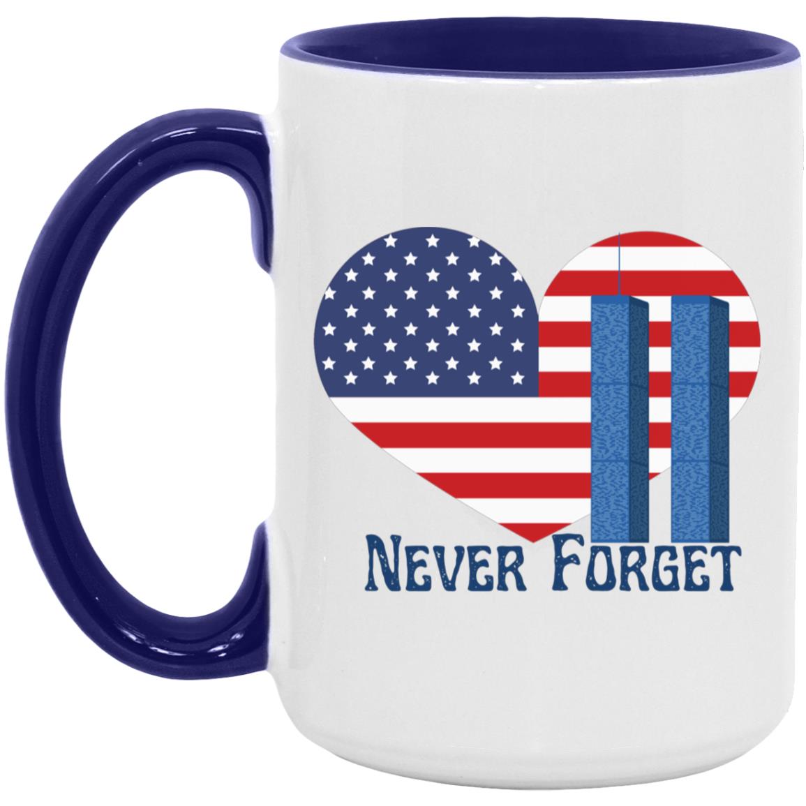 Never Forget (6)-15oz. Accent Mug