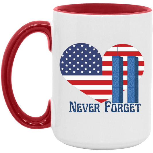 Never Forget (6)-15oz. Accent Mug