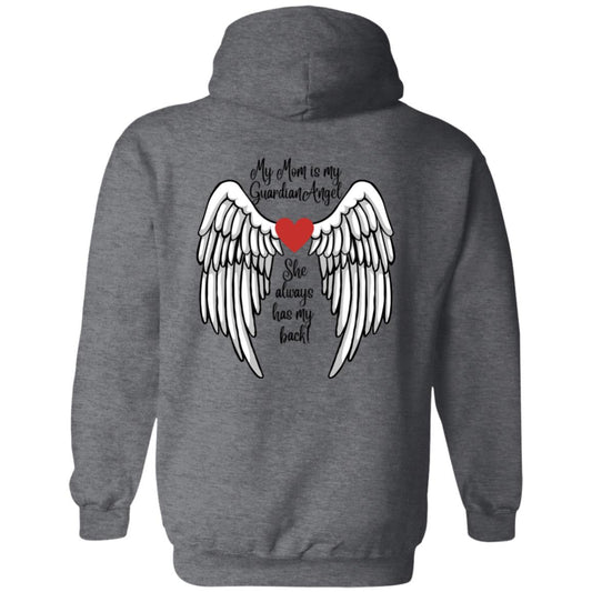 My Mom is My Guardian Angel (in memory / sympathy) - Pullover Hoodie 8 oz (Closeout)