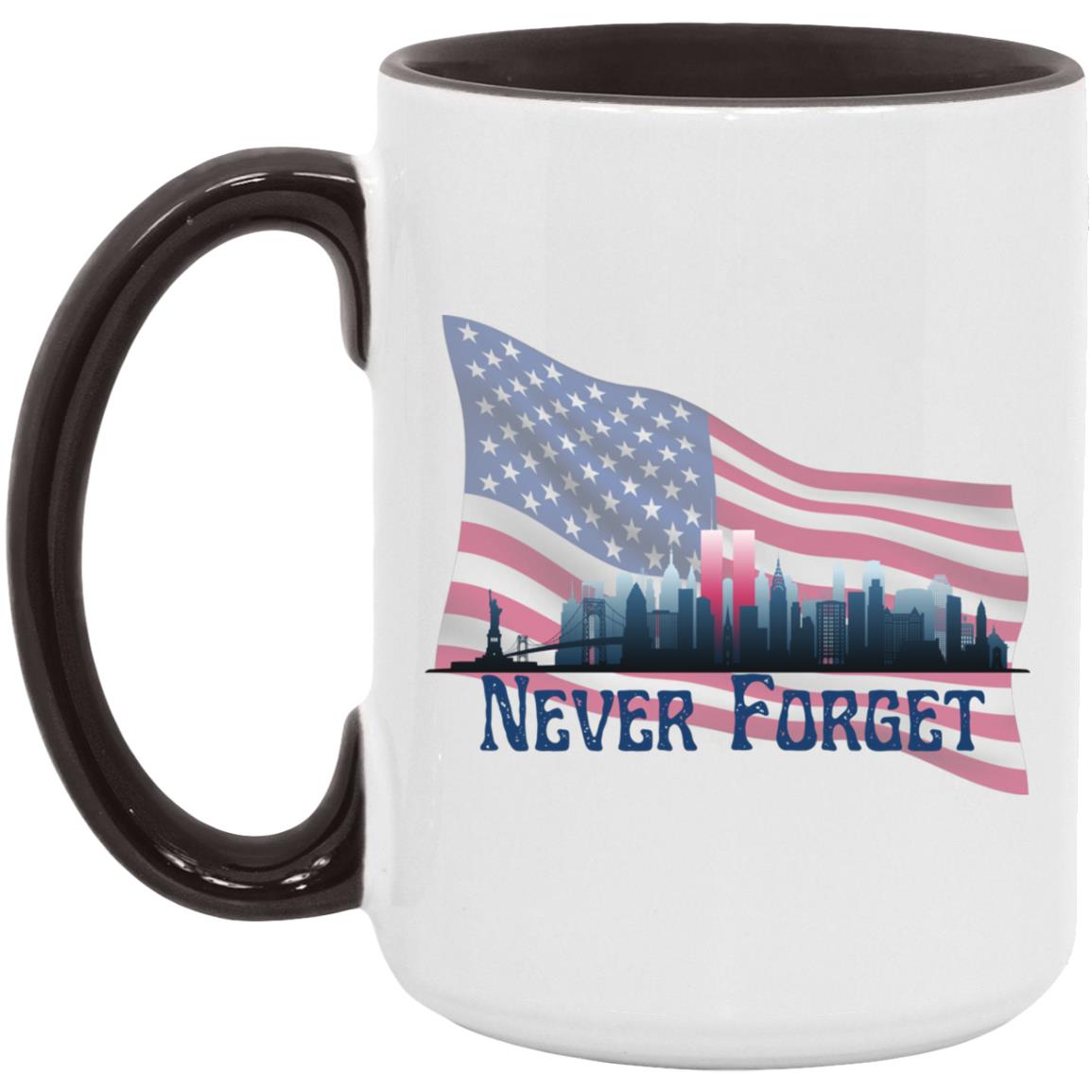 Never Forget (5) - 15oz. Accent Mug