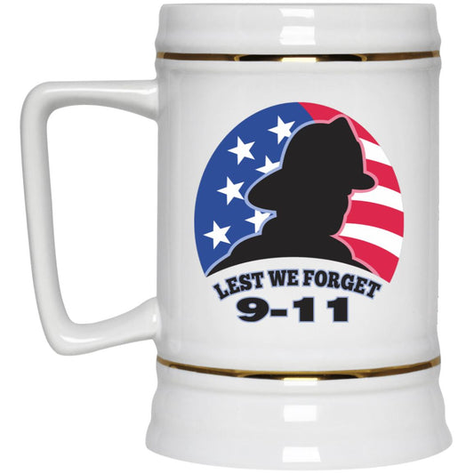 Never Forget (9)-Beer Stein 22oz.