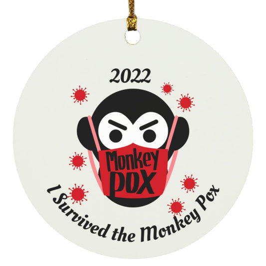 Monkey Pox  - SUBORNC Circle Ornament