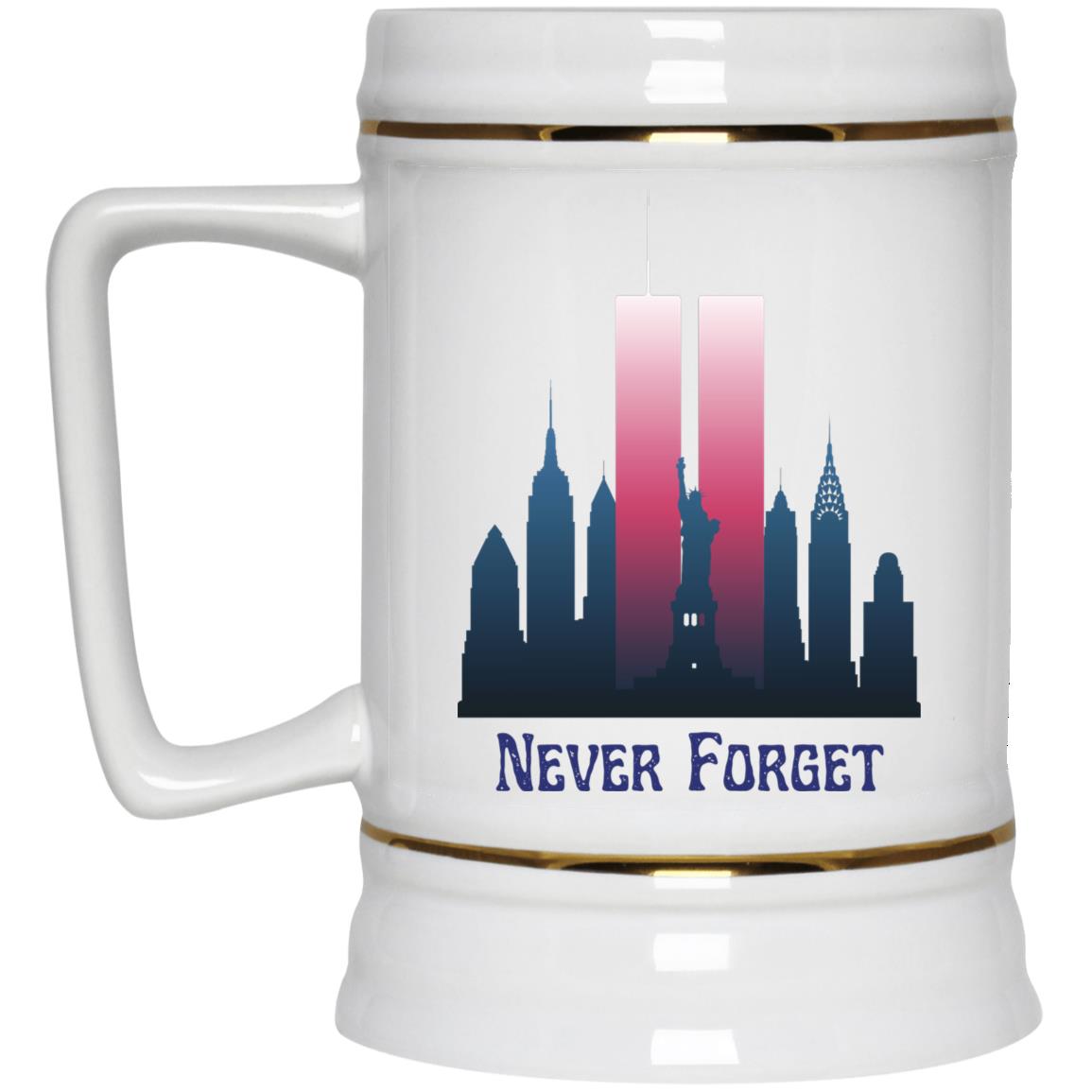 Never Forget (1) - 22217 Beer Stein 22oz.