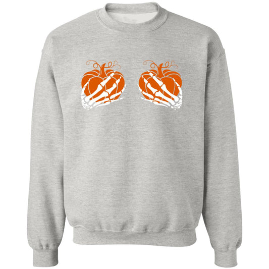 Deez Pumpkins - Halloween - Z65x Pullover Crewneck Sweatshirt 8 oz (Closeout)