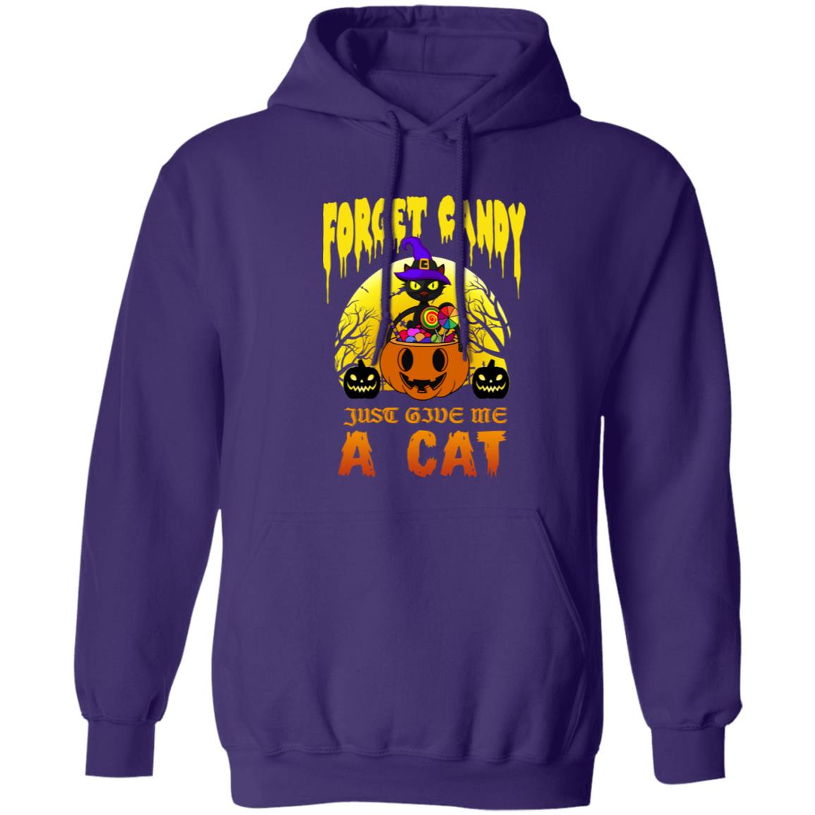 Forget the Candy - Halloween -Z66x Pullover Hoodie 8 oz (Closeout)