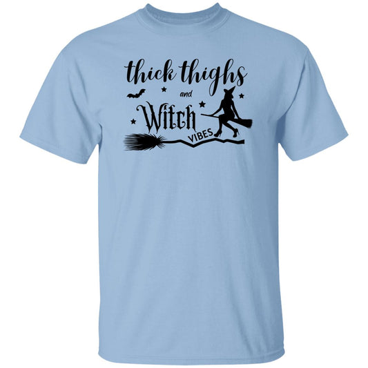Thick Thighs & Witch Vibes - Halloween -G500 5.3 oz. T-Shirt
