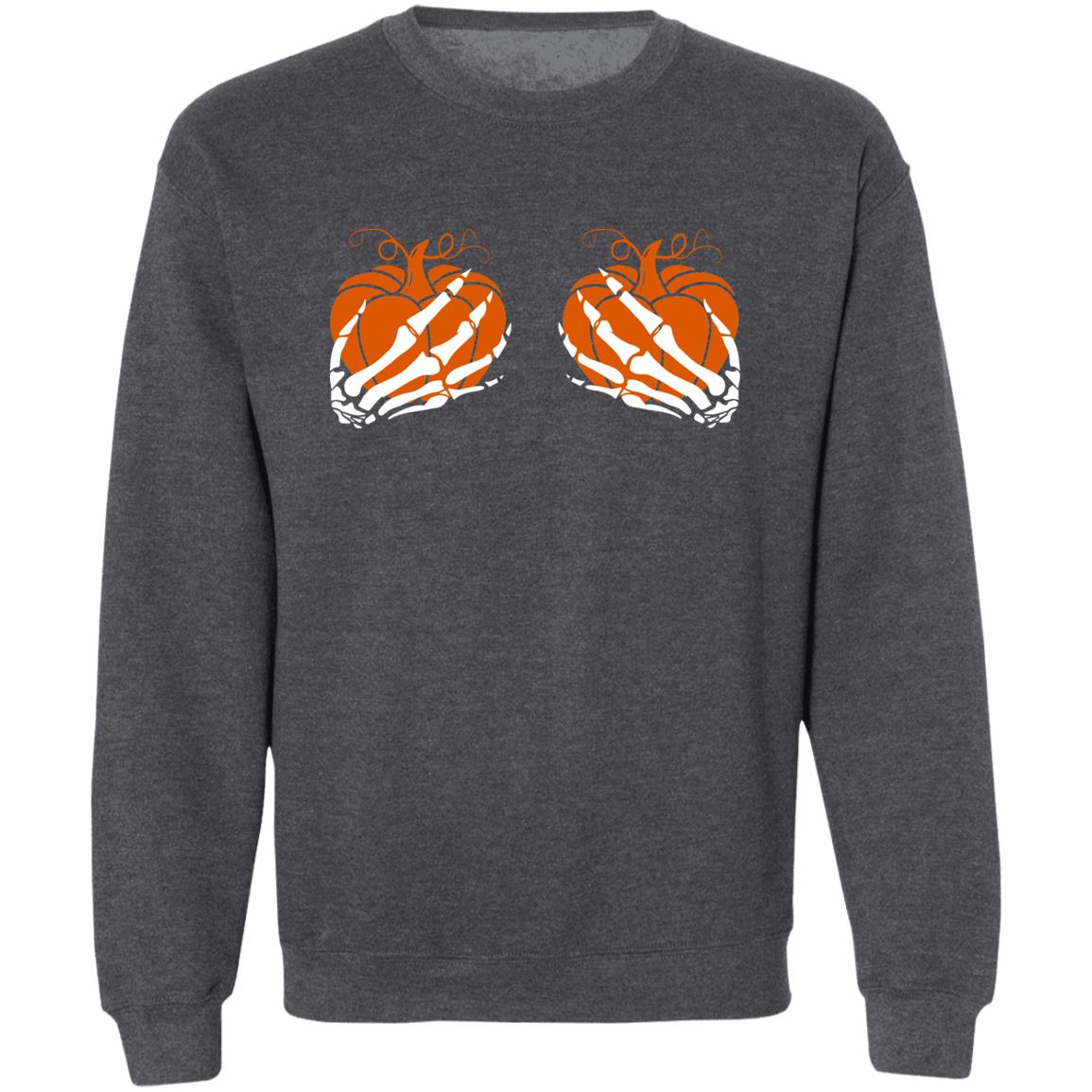 Deez Pumpkins - Halloween - Z65x Pullover Crewneck Sweatshirt 8 oz (Closeout)