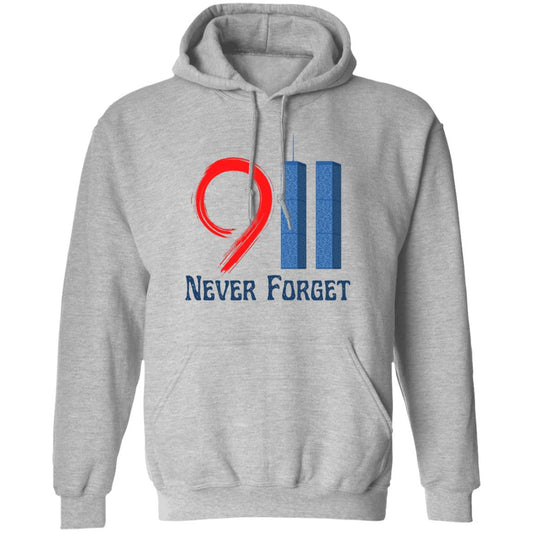 Never Forget (7)-G185 Pullover Hoodie