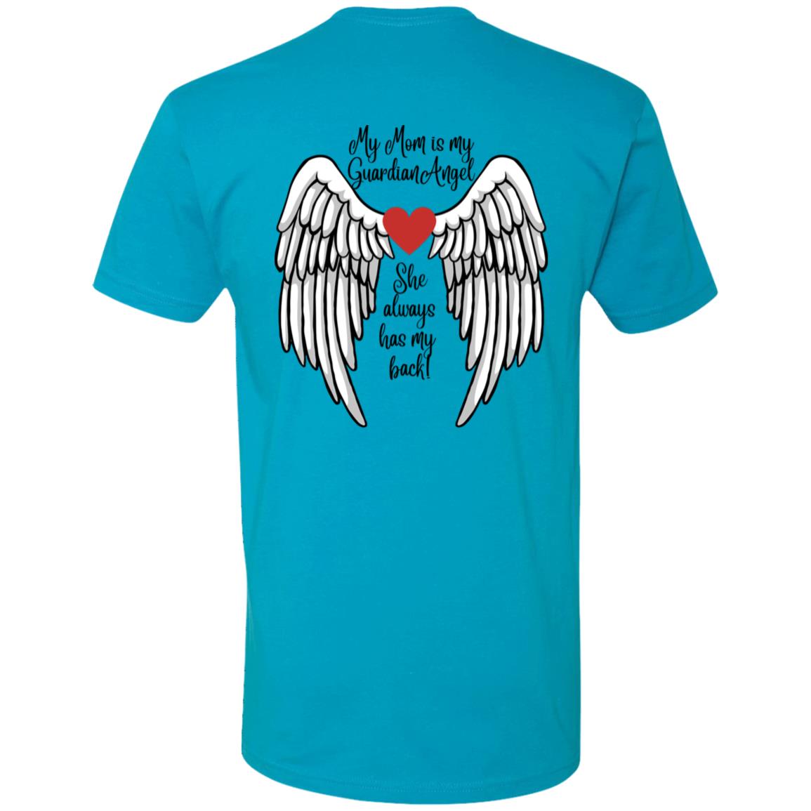 My Mom is My Guardian Angel (in memory / sympathy) -Premium Short Sleeve T-Shirt