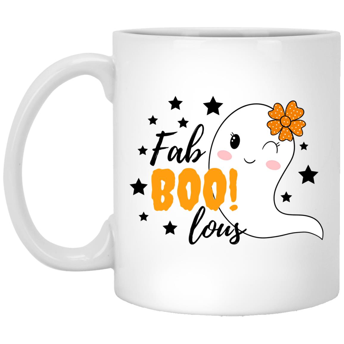 FabBOOLous - Halloween -XP8434 11 oz. White Mug